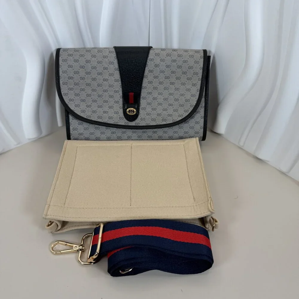 Gucci Micro GG Supreme Sherry Line Clutch Bag